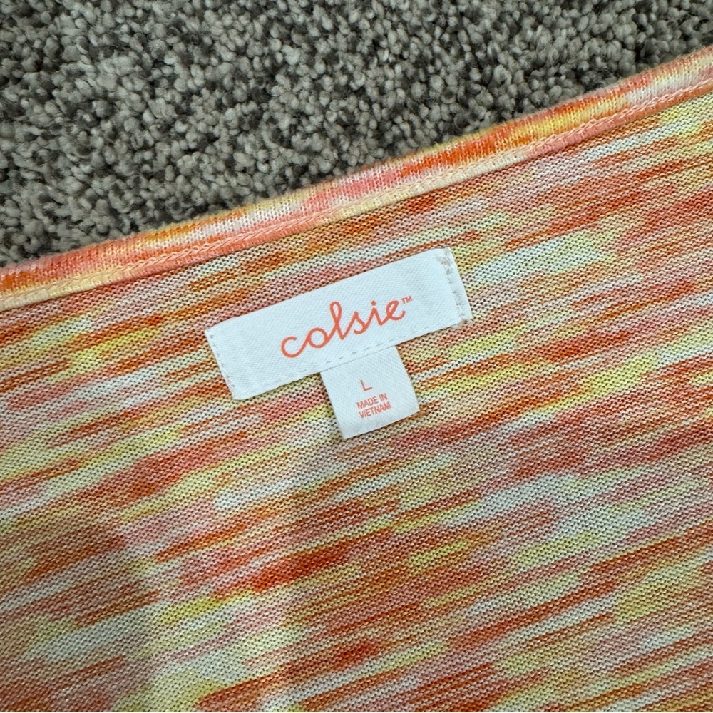 Colsie Multicolor Knit Lounge Set - Picture 3 of 4